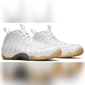 Size 8.5 Mens- Nike Air Foamposite One White-Out 2013 - Size 10